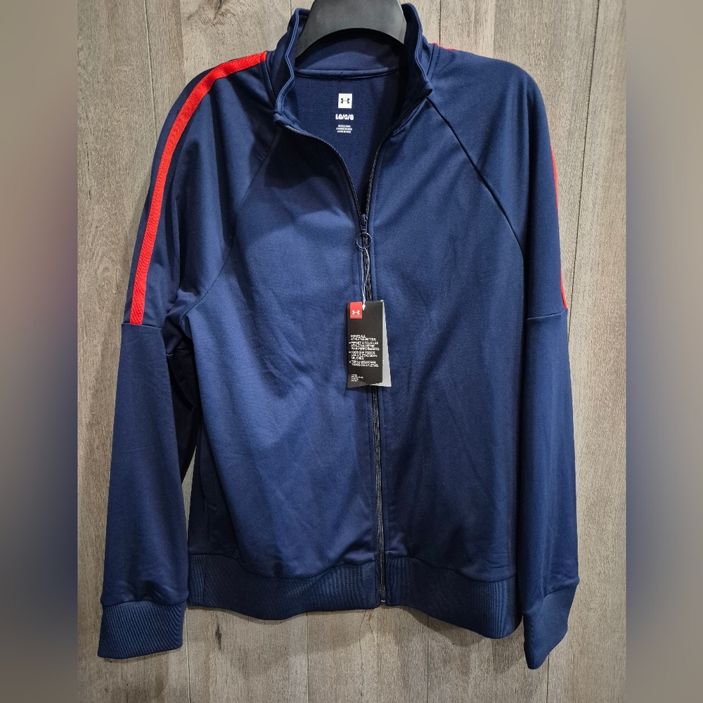 Under Armour Jacket (Size L) NWT Navy Red